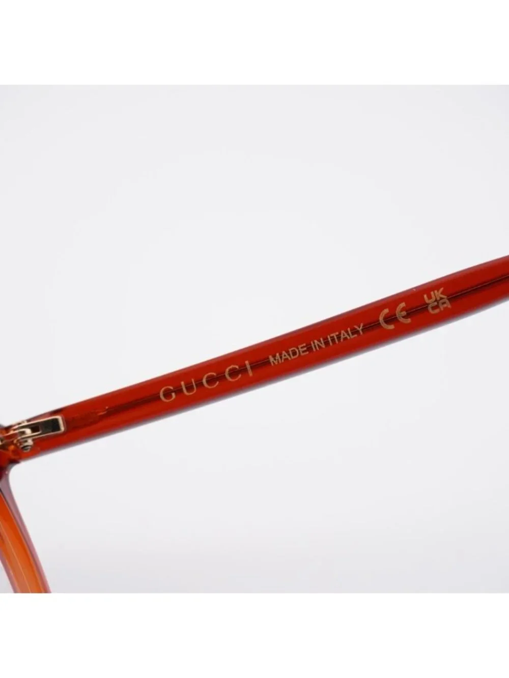 Gucci GG0027O 013 Eyeglasses Round Shiny Bordeaux 50mm Frame